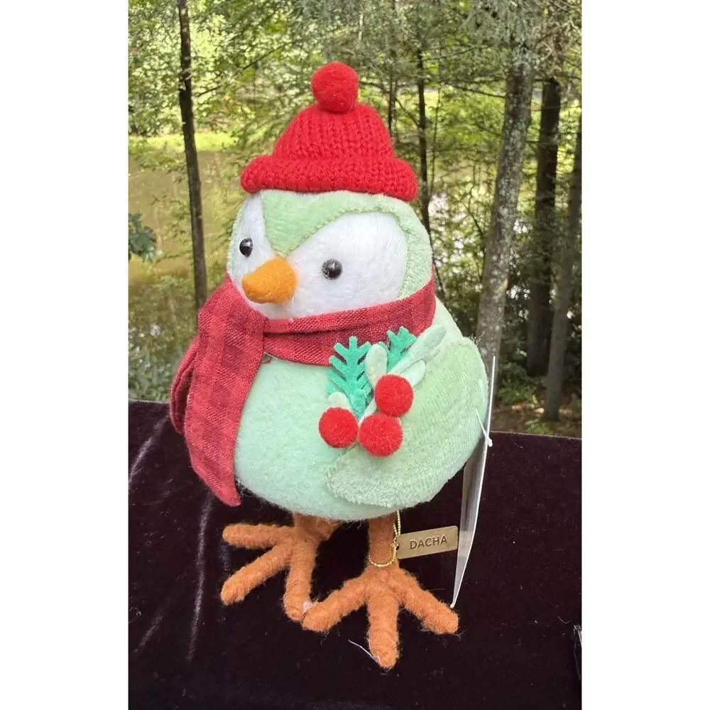 Target Wondershop Christmas Featherly Friends “DACHA” Fabric Bird Brand New!